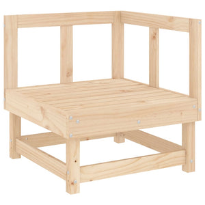 Divani Angolari da Giardino 2 pz in Legno Massello di Pinocod mxl 84834