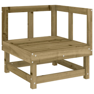 Divani Angolari da Giardino 2 pz in Legno di Pino Impregnato 825400