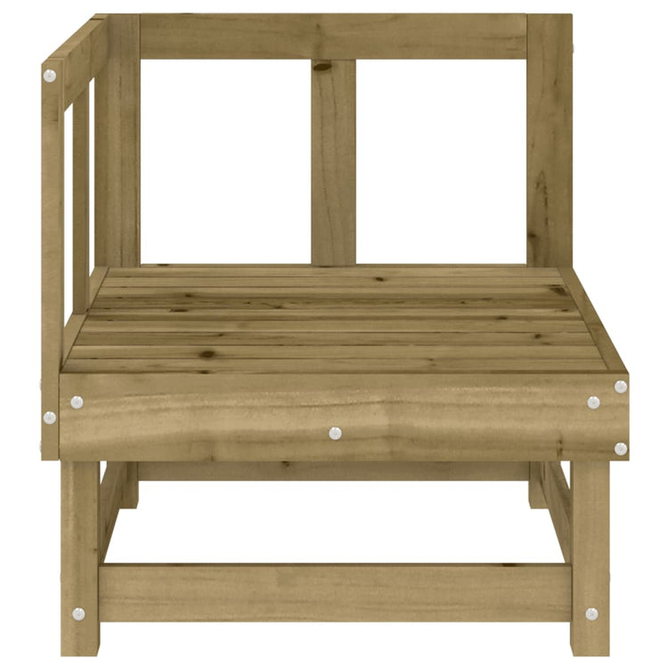 Divani Angolari da Giardino 2 pz in Legno di Pino Impregnato 825400