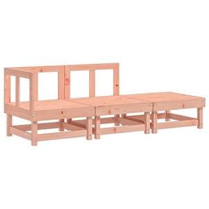 Set Salotto da Giardino 3 pz in Legno Massello di Douglascod mxl 108794