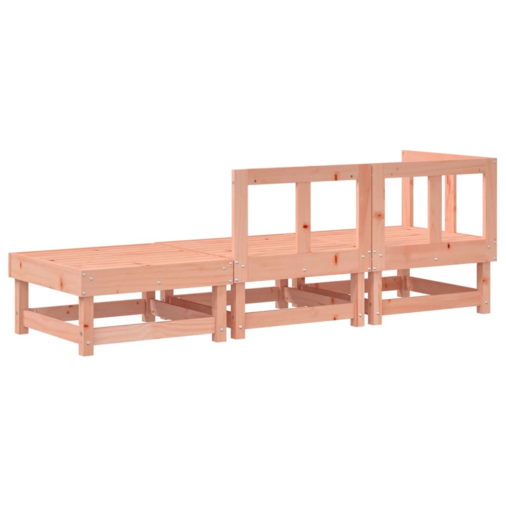 Set Salotto da Giardino 3 pz in Legno Massello di Douglascod mxl 108794