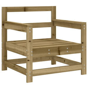 Sedie da Giardino 2 pz in Legno di Pino Impregnatocod mxl 108580