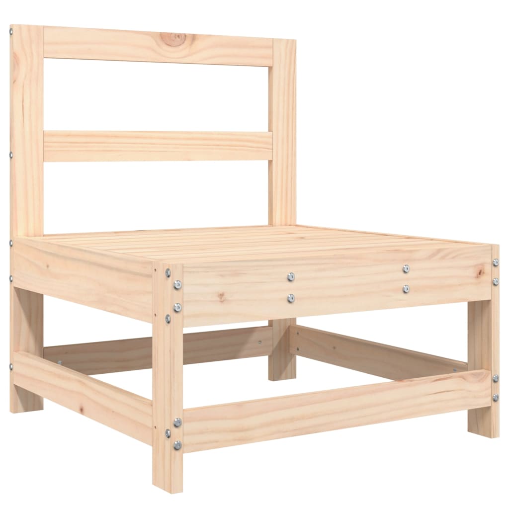 Divani Centrali da Giardino 2 pz in Legno Massello di Pinocod mxl 132589