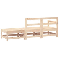 Set Salotto da Giardino 3 pz in Legno Massello di Pinocod mxl 84666