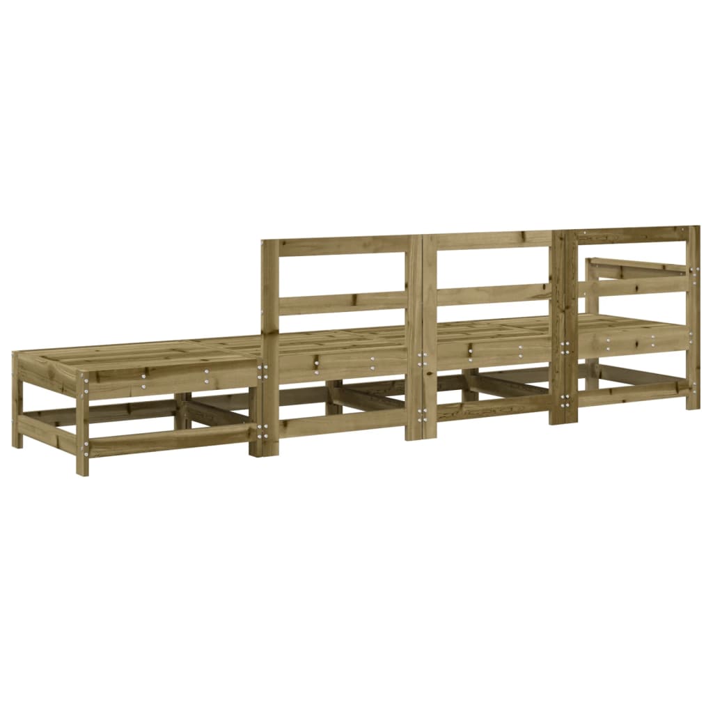 Set Salotto da Giardino 4 pz in Legno Impregnato di Pinocod mxl 108623