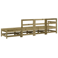 Set Salotto da Giardino 4 pz in Legno Impregnato di Pinocod mxl 108623