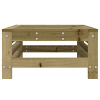 Poggiapiedi da Giardino in Legno Impregnato di Pinocod mxl 84849