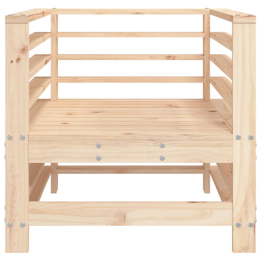 Sedie da Giardino 2pz in Legno Massello Pino 825625