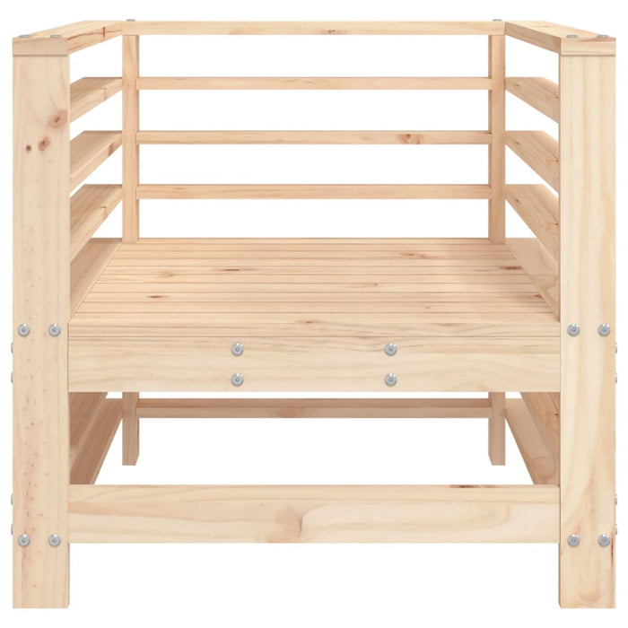 Sedie da Giardino 2pz in Legno Massello Pino 825625