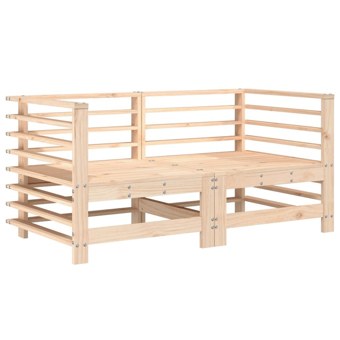 Divani Angolari da Giardino 2 pz in Legno Massello di Pinocod mxl 84850