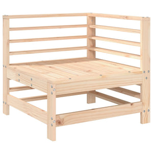 Divani Angolari da Giardino 2 pz in Legno Massello di Pinocod mxl 84850