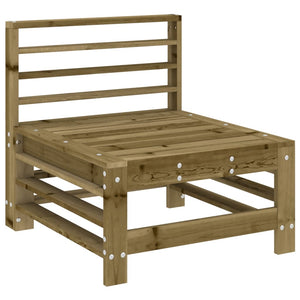 Divani Centrali da Giardino 2 pz in Legno di Pino Impregnatocod mxl 84854