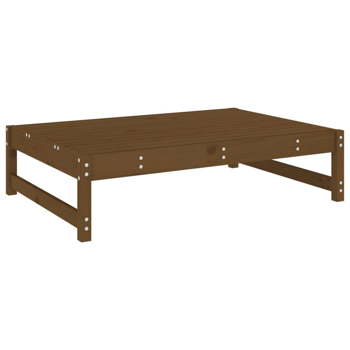 Poggiapiedi da Giardino 120x80 cm Legno Massello di Pino Miele 825712