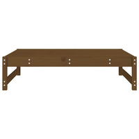 Poggiapiedi da Giardino 120x80 cm Legno Massello di Pino Miele 825712