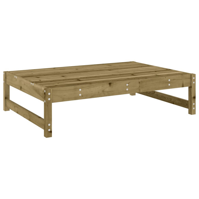 Poggiapiedi da Giardino 120x80 cm in Legno Impregnato di Pinocod mxl 108814