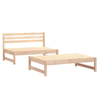 Set Salotto da Giardino 2 pz in Legno Massello di Pinocod mxl 84860