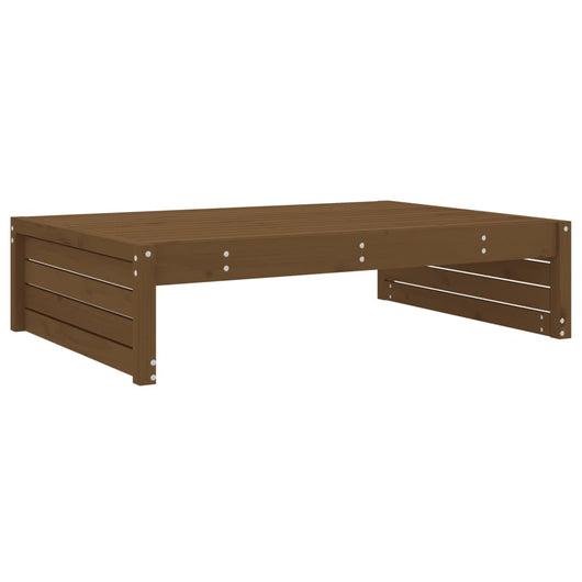 Poggiapiedi da Giardino 120x80 cm Legno Massello di Pino Mielecod mxl 84857