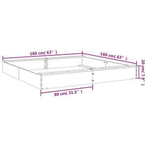 Sabbiera con Sedute Miele Quadrata in Legno Massello di Pino 825040