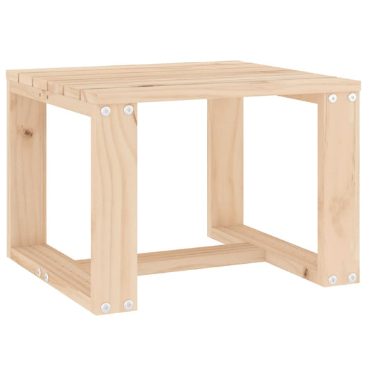 Tavolino da Giardino 40x38x28,5 cm in Legno Massello di Pino 825079