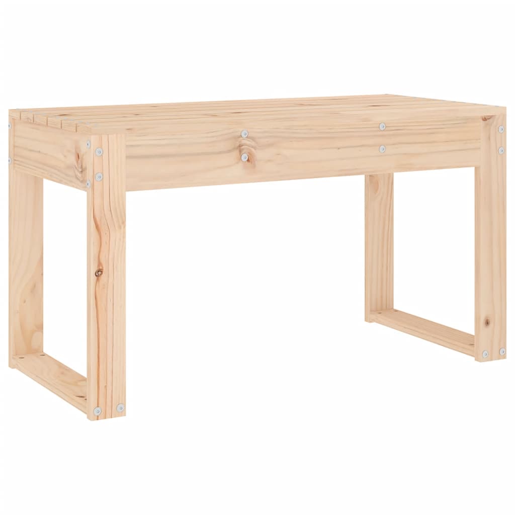 Panca da Giardino 80x38x45 cm in Legno Massello di Pino 825086