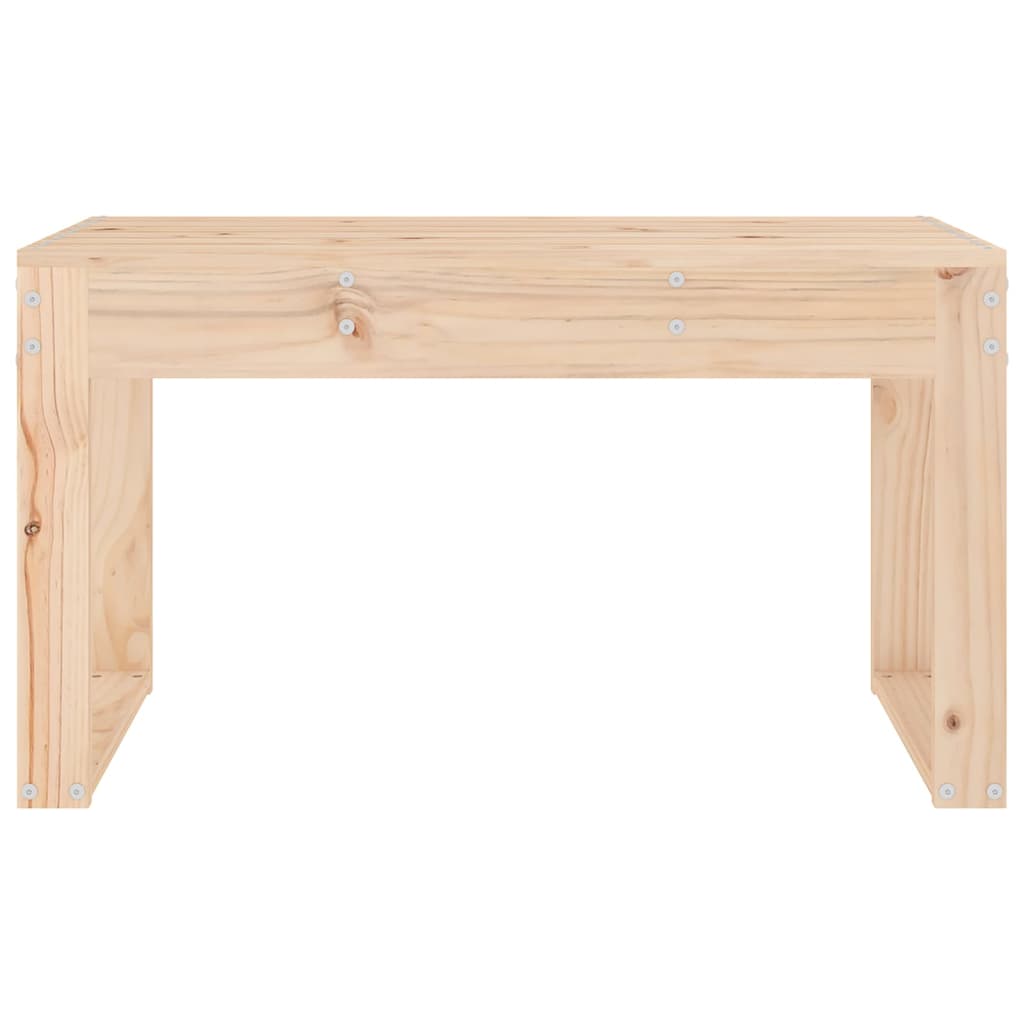 Panca da Giardino 80x38x45 cm in Legno Massello di Pino 825086