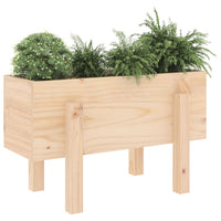 Fioriera da Giardino 62x30x38 cm in Legno Massello di Pino 825177