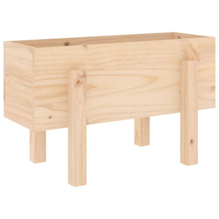 Fioriera da Giardino 62x30x38 cm in Legno Massello di Pino 825177