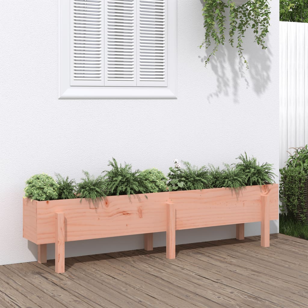 Fioriera Rialzata Giardino 160x30x38 cm Legno Massello Douglas 825196