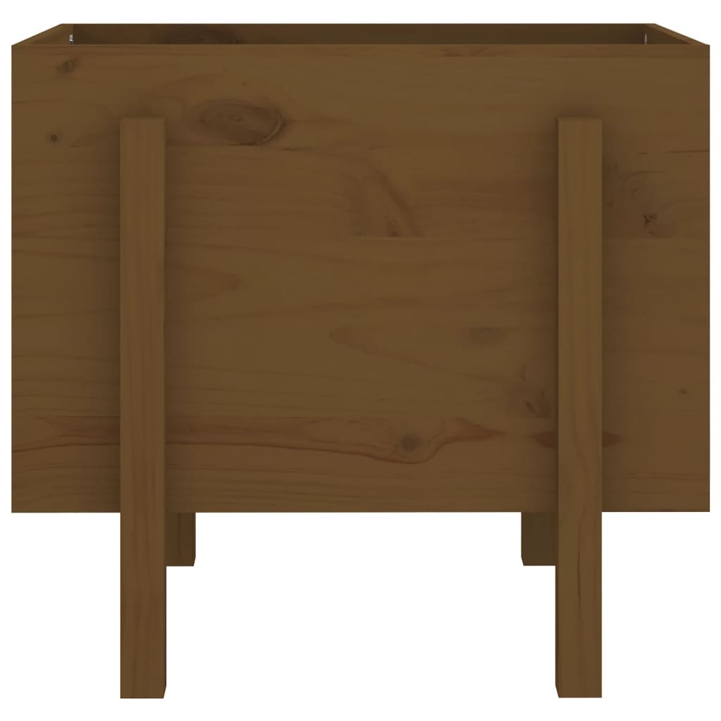 Fioriera da Giardino Miele 62x50x57 cm Legno Massello di Pino 825208