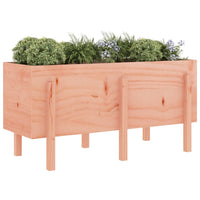 Fioriera Rialzata Giardino 121x50x57 cm Legno Massello Douglas 825231