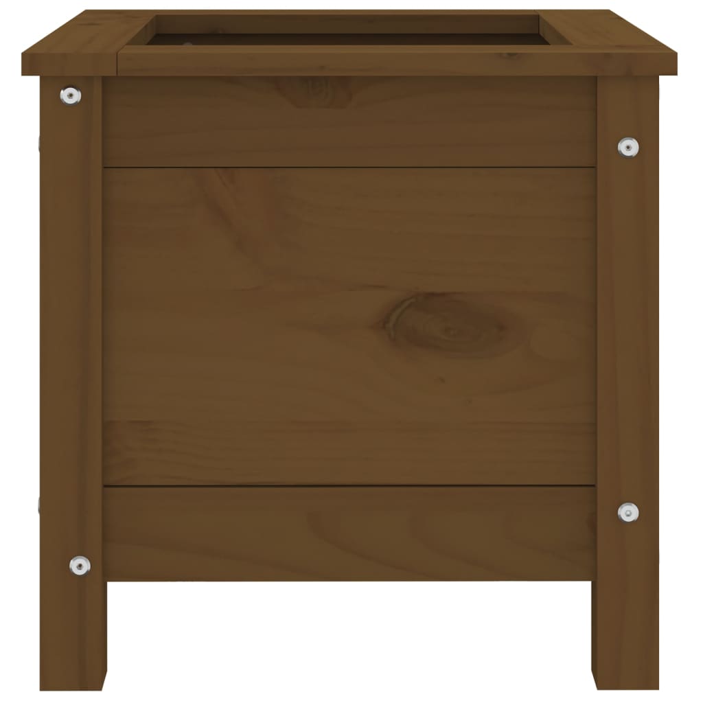 Fioriera da Giardino Miele 40x40x39 cm Legno Massello di Pino 825250