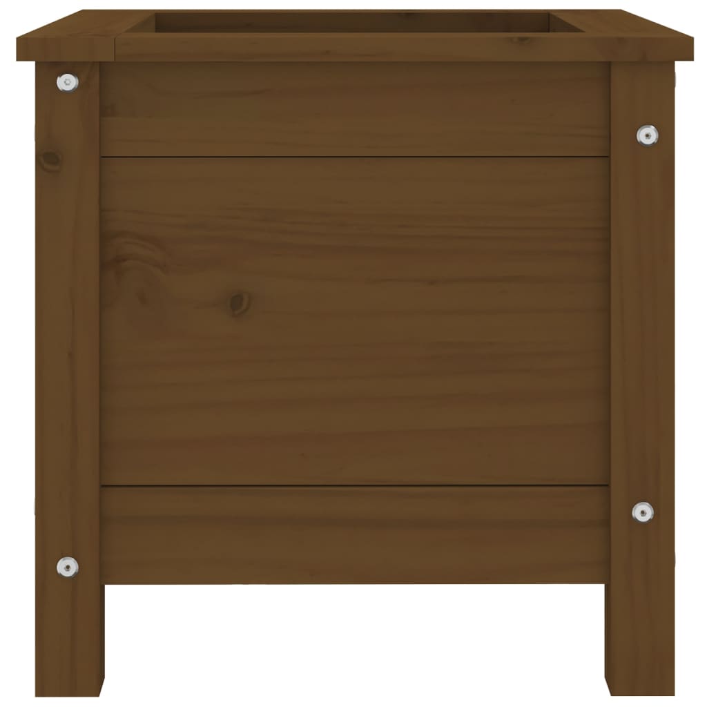 Fioriera da Giardino Miele 40x40x39 cm Legno Massello di Pino 825250