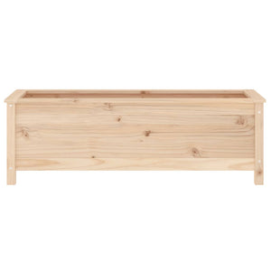 Fioriera Rialzata da Giardino 119,5x40x39cm Legno Massello Pino 825261