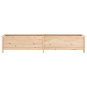 Fioriera Rialzata da Giardino 199,5x40x39cm Legno Massello Pino 825268