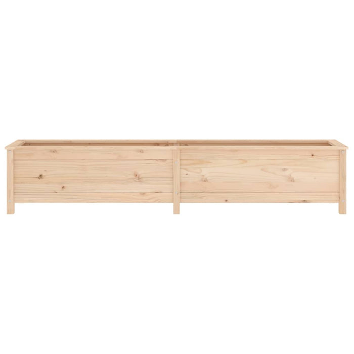 Fioriera Rialzata da Giardino 199,5x40x39cm Legno Massello Pino 825268