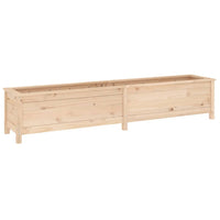 Fioriera Rialzata da Giardino 199,5x40x39cm Legno Massello Pino 825268