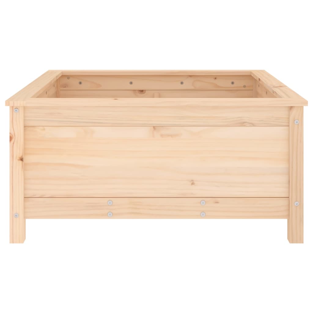 Fioriera da Giardino 82,5x82,5x39 cm in Legno Massello di Pino 825296