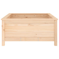 Fioriera da Giardino 82,5x82,5x39 cm in Legno Massello di Pino 825296