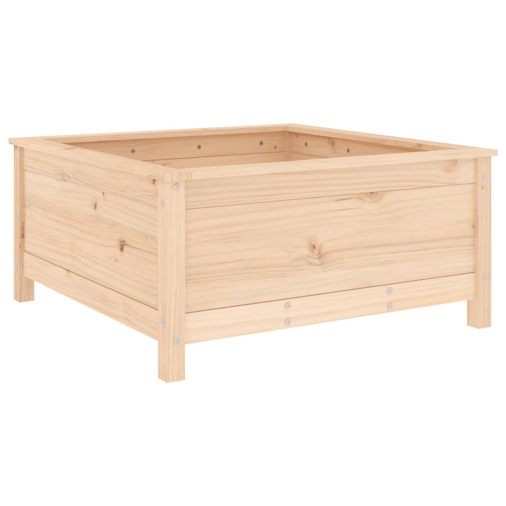 Fioriera da Giardino 82,5x82,5x39 cm in Legno Massello di Pino 825296