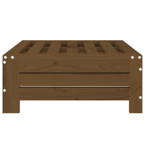 Copertura per Base Ombrellone Miele in Legno Massello di Pino 825334