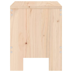 Sgabelli da Giardino 2 pz 40x36x45 cm in Legno Massello di Pino 825338