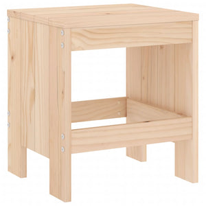 Sgabelli da Giardino 2 pz 40x36x45 cm in Legno Massello di Pino 825338