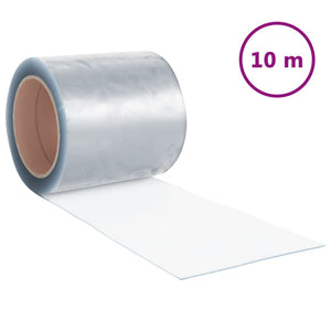 Tenda per Porte Trasparente 200 mm x 1,6 mm 10 m in PVC 153857