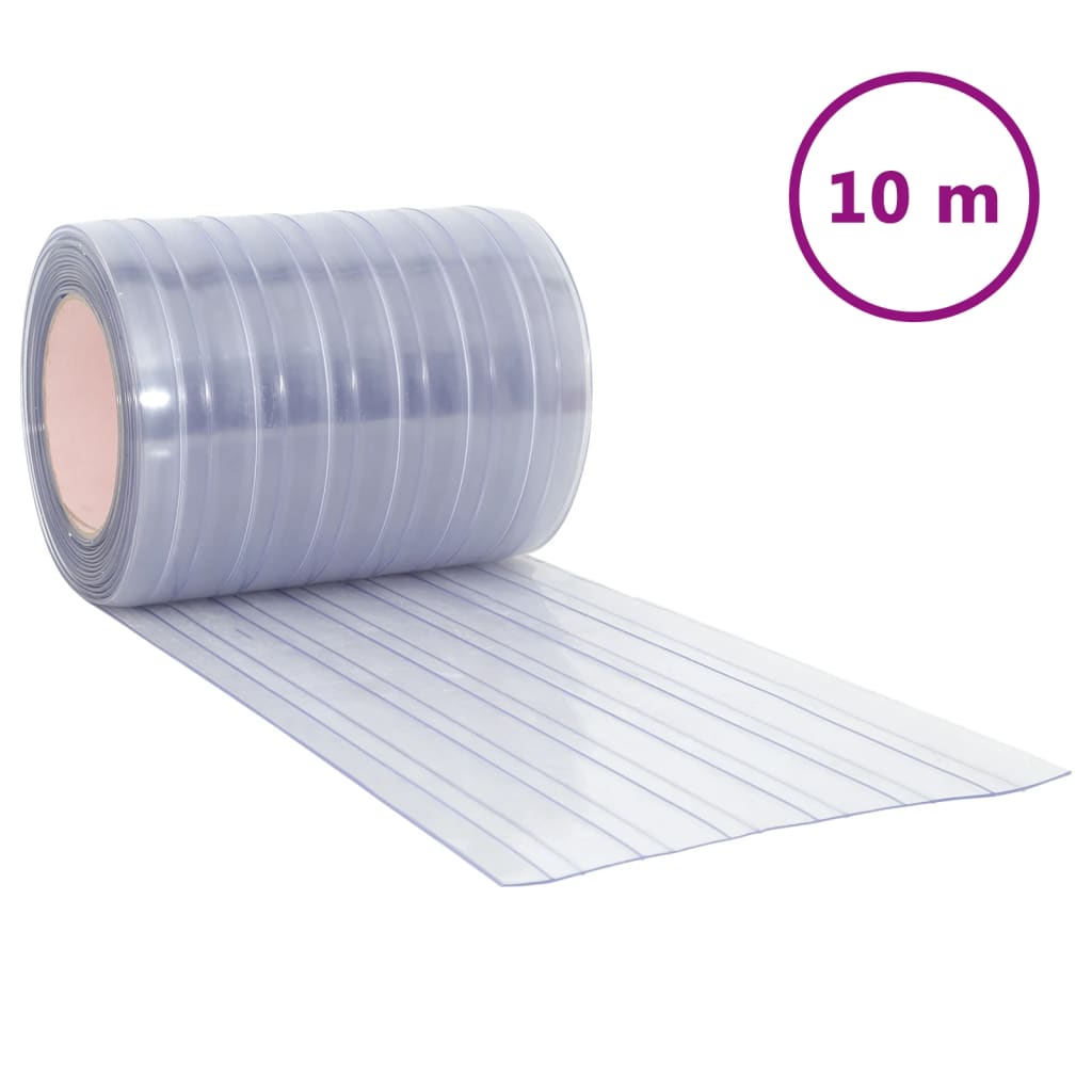 Tenda per Porte Trasparente 300 mm x 2,6 mm 10 m in PVC 153863