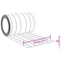 Tenda per Porte Trasparente 300 mm x 2,6 mm 10 m in PVC 153863