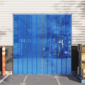 Tenda per Porte Blu 200 mm x 1,6 mm 10 m in PVC 153870