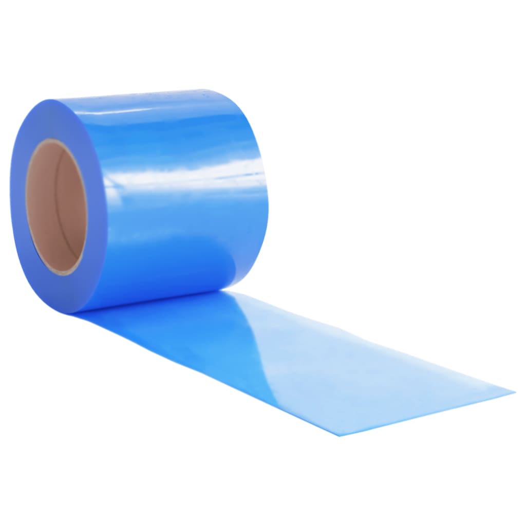 Tenda per Porte Blu 200 mm x 1,6 mm 50 m in PVC 153872