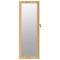 Armadio Portagioie con Specchio a Muro 37,5x10x106 cm 353219