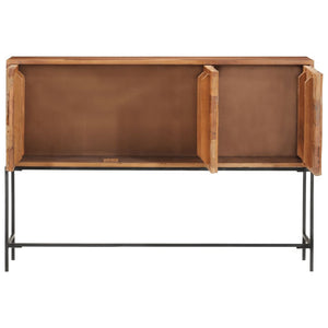 Credenza 110x28x76 cm in Legno Massello di Acacia 351787