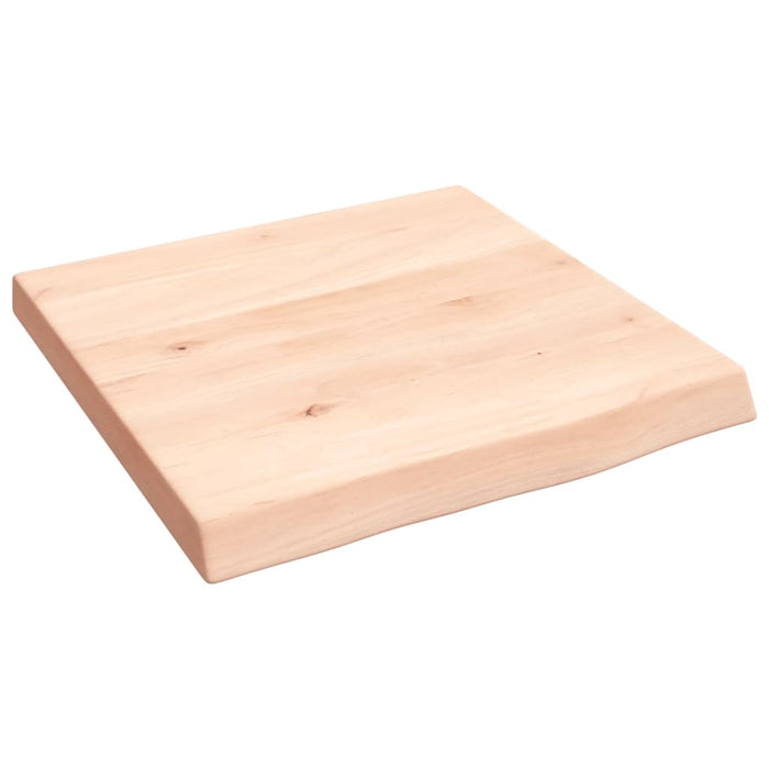 Ripiano a Parete 40x40x4 cm Legno Massello Rovere Non Trattato 363510